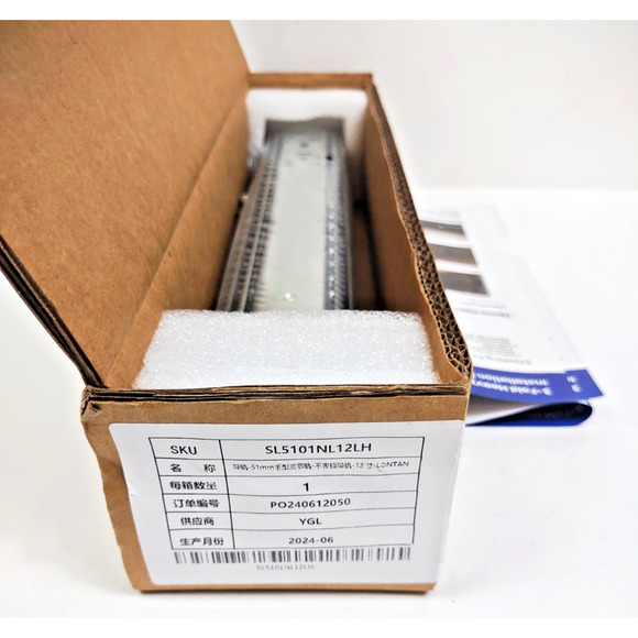 LONTAN Soft Close Heavy Duty Drawer Slides 12 Inch Side Mount 100lb (Non-lock) - Picture 6 of 10